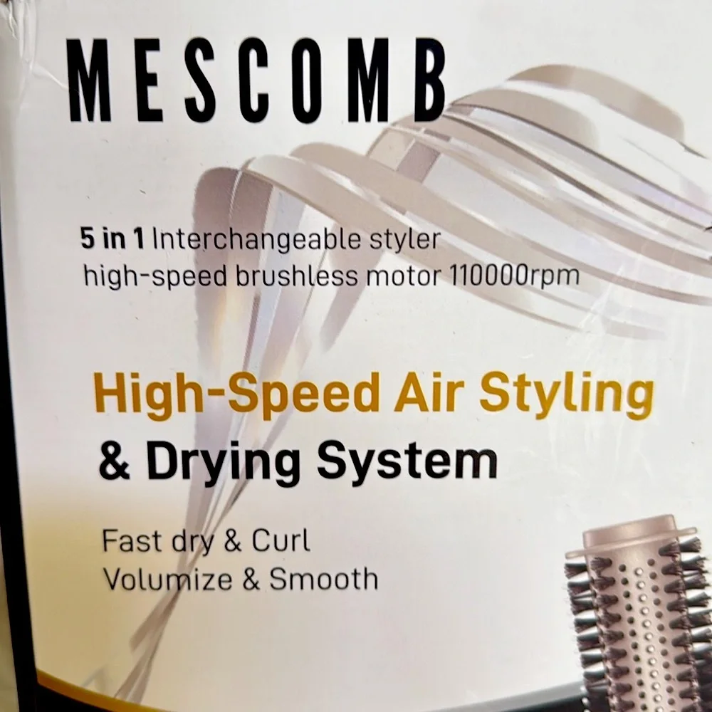 Mescomb High-Speed Air Styling & Drying System-Fast dry & curl volumize & smooth